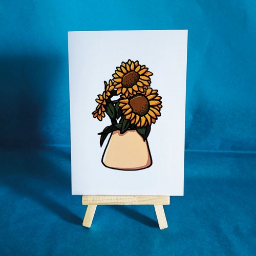 Sunflower Greeting Card