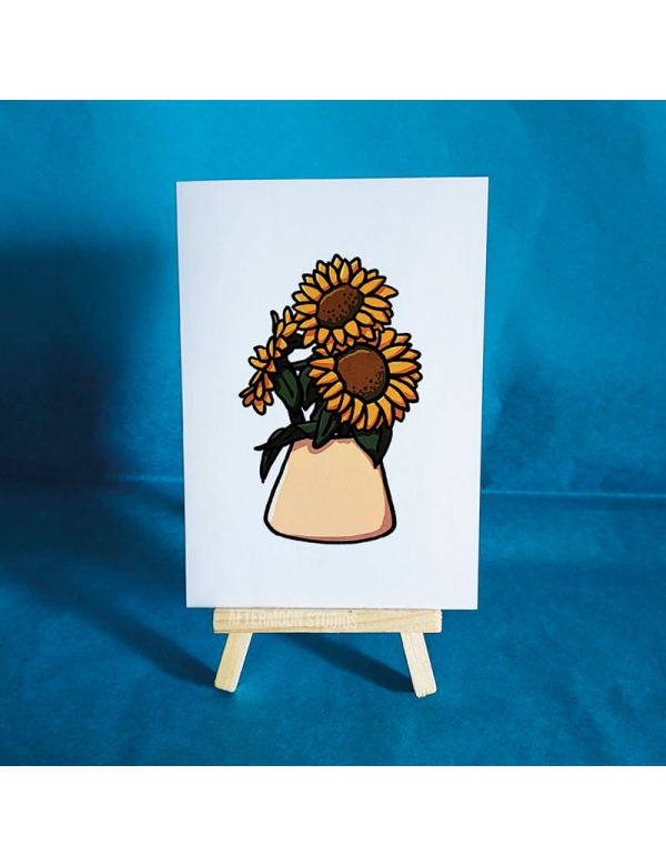 Sunflower Greeting Card