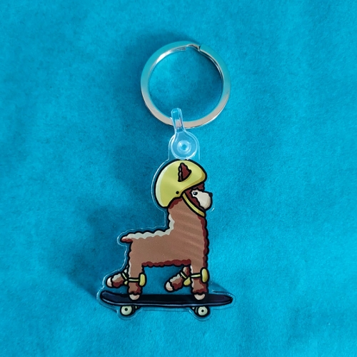 Alpaca Keychain