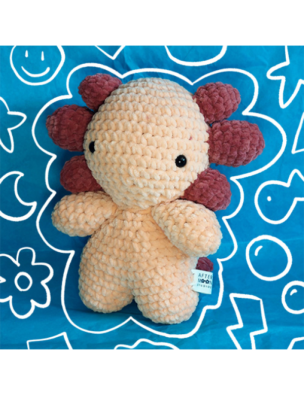 Knuffel Axolotl (beige)