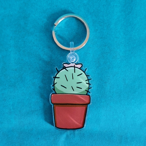 Cactus Keychain