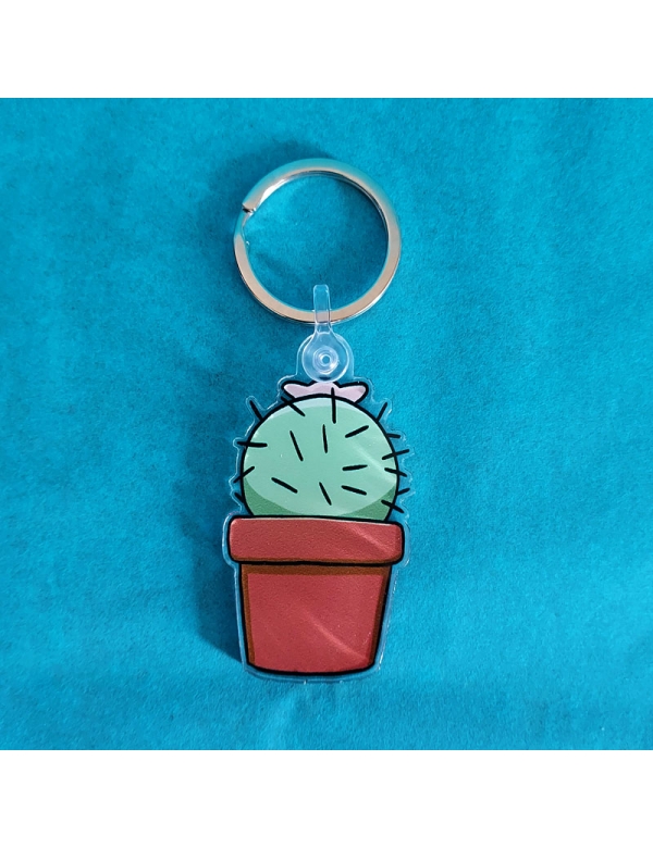 Cactus Keychain