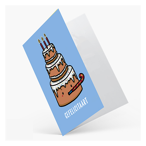 Gefelicitaart Greeting Card