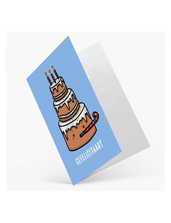 Gefelicitaart Greeting Card