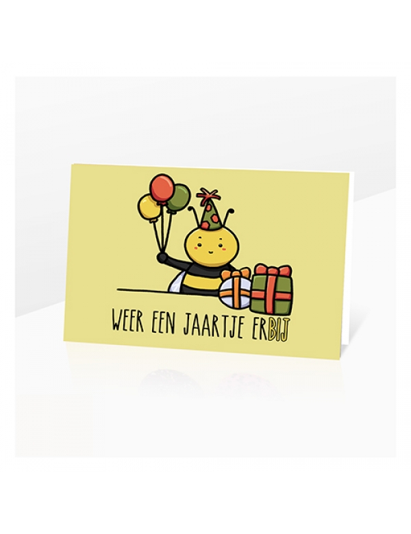 Weer een jaartje erBIJ Greeting Card