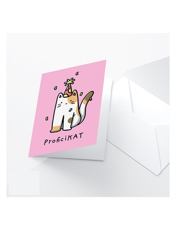 Proficikat Greeting Card