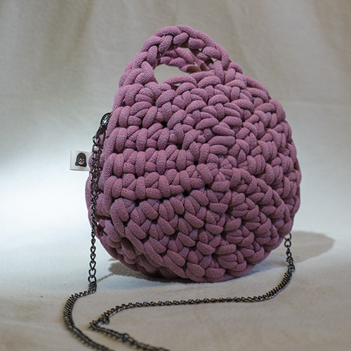 Crochet bag: Pink