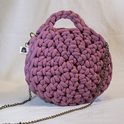 Crochet bag: Pink