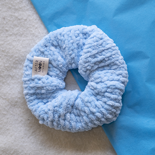 Scrunchie Lichtblauw