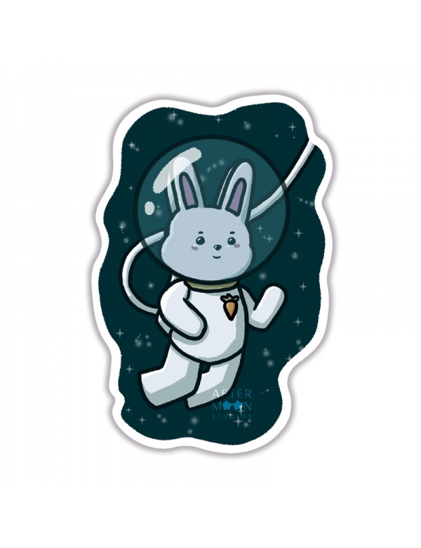 Space Bunny Sticker