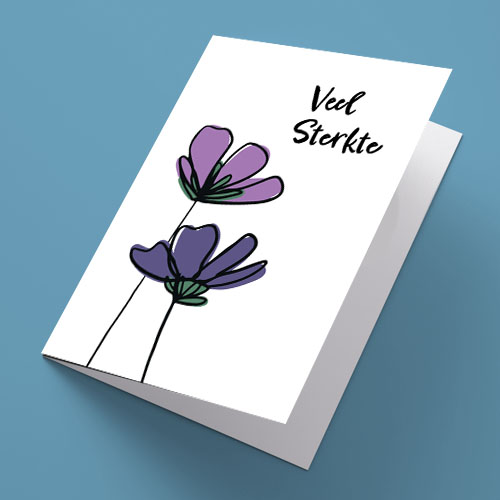 Veel sterkte Greeting Card