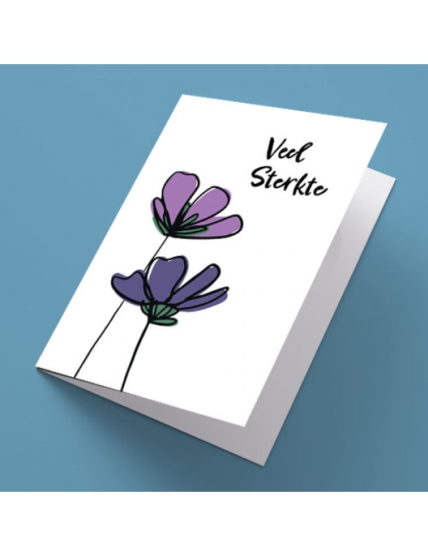 Veel sterkte Greeting Card